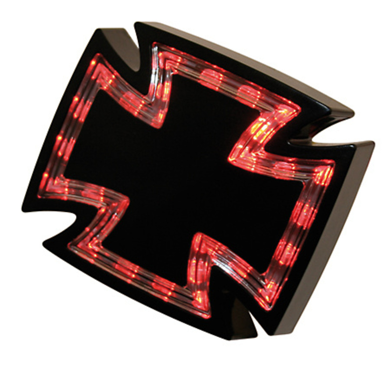 HIGHSIDER pro Gothic LED feu arrière noir/transparent (1pc)
