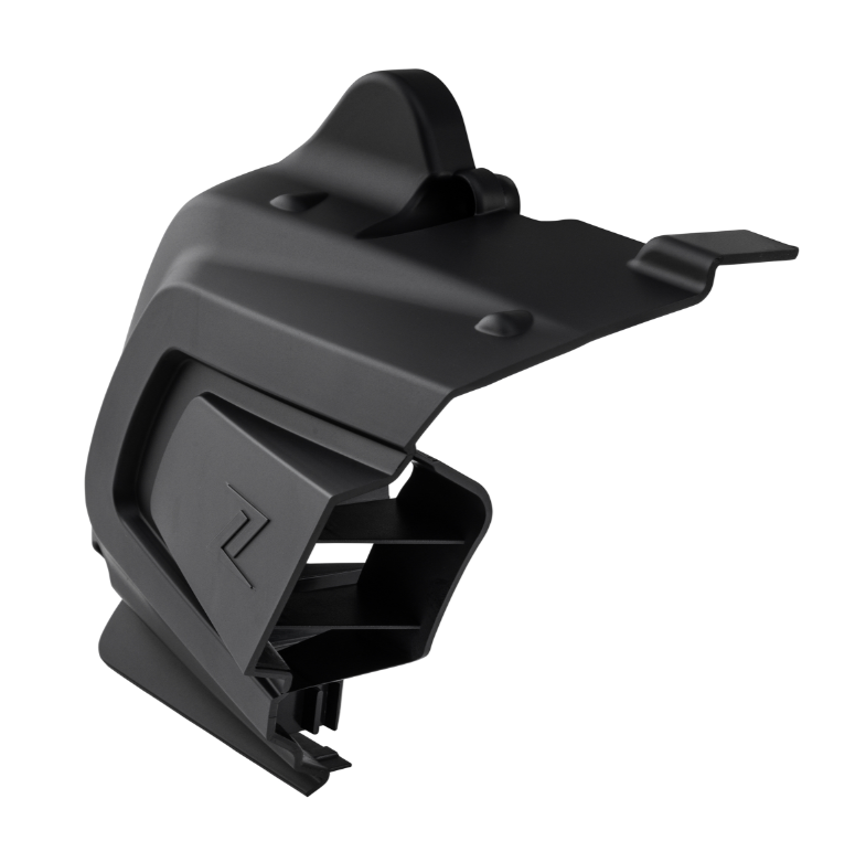 Air intake vario cover ZELIONI for Vespa GTS/GTS Super/GTV HPE 300cc, black matt