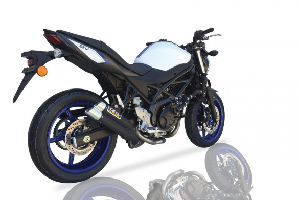 IXIL HYPERLOW BLACK XL Edelstahl-Endtopf für Suzuki SV 650 (Bj.16-), E-geprüft, Euro4+5
