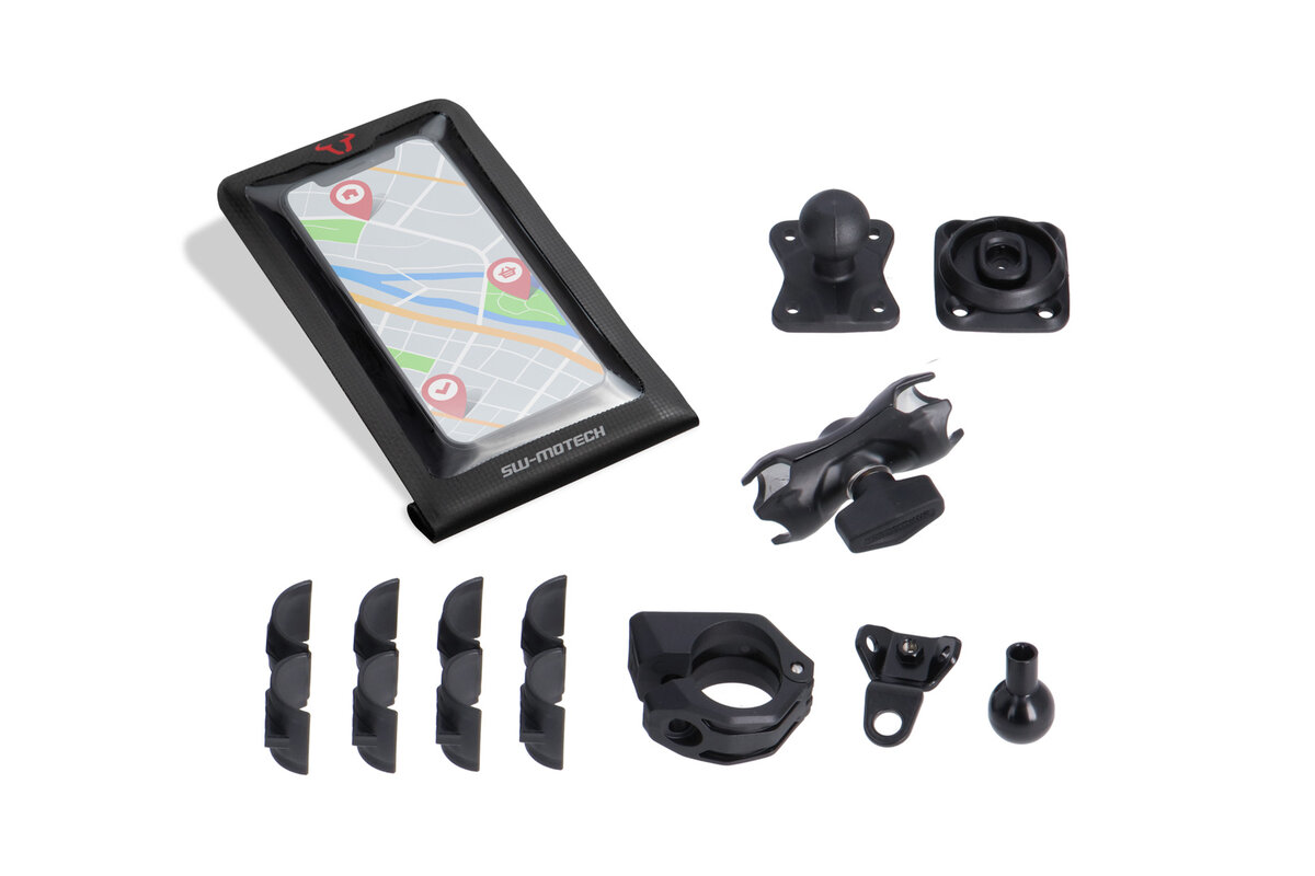 Navi mount kit T-Lock met smartphone drybag voor Aprilia RSV 4 Tuono 1100 (21-) - SW Motech