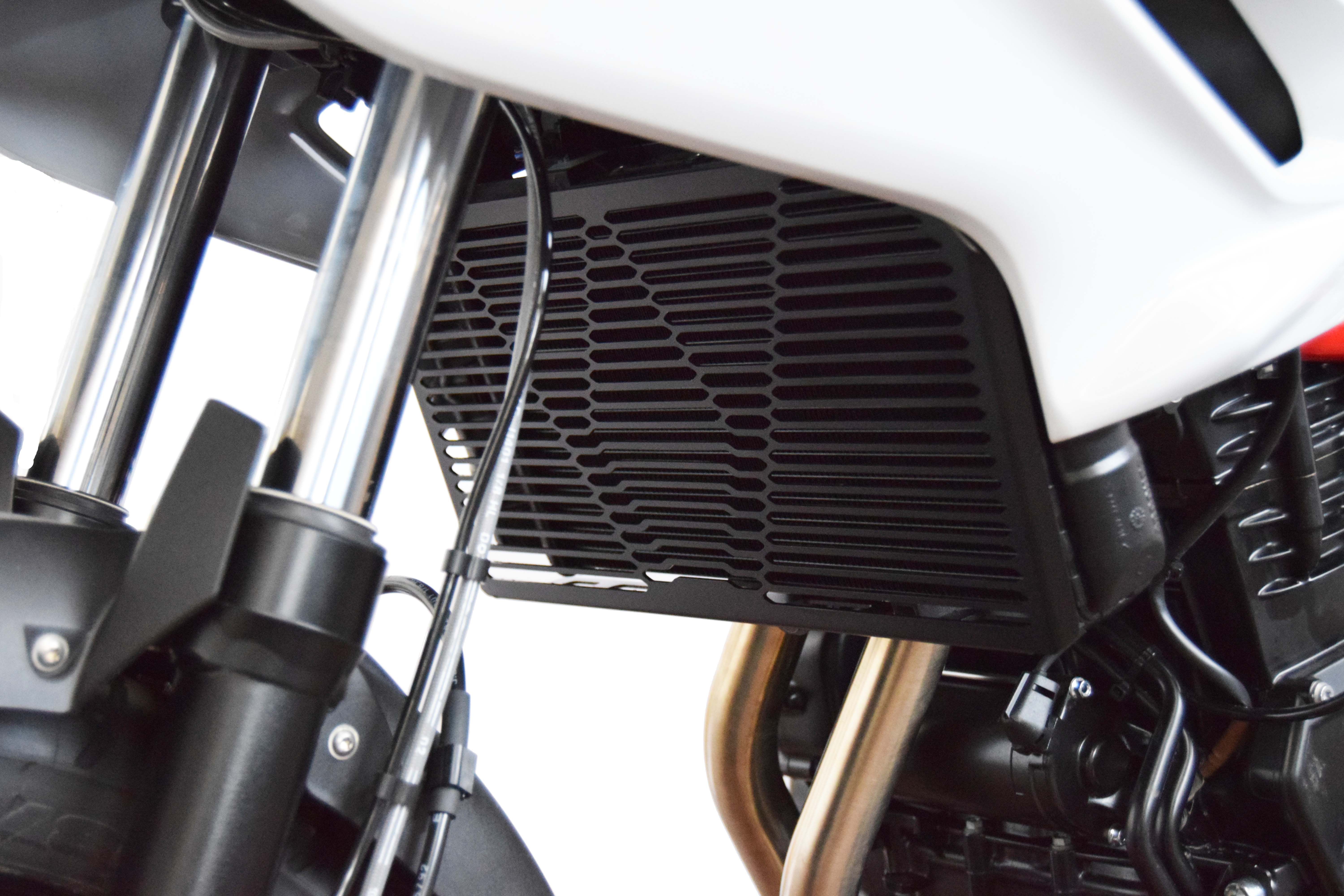 Kühlerschutz für BMW F 700 GS (12-18), Alu, schwarz