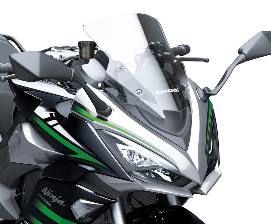 Windschild Rauchgrau, Standard Größe für Kawasaki Ninja 1000 SX (Bj.20-) Original Kawasaki