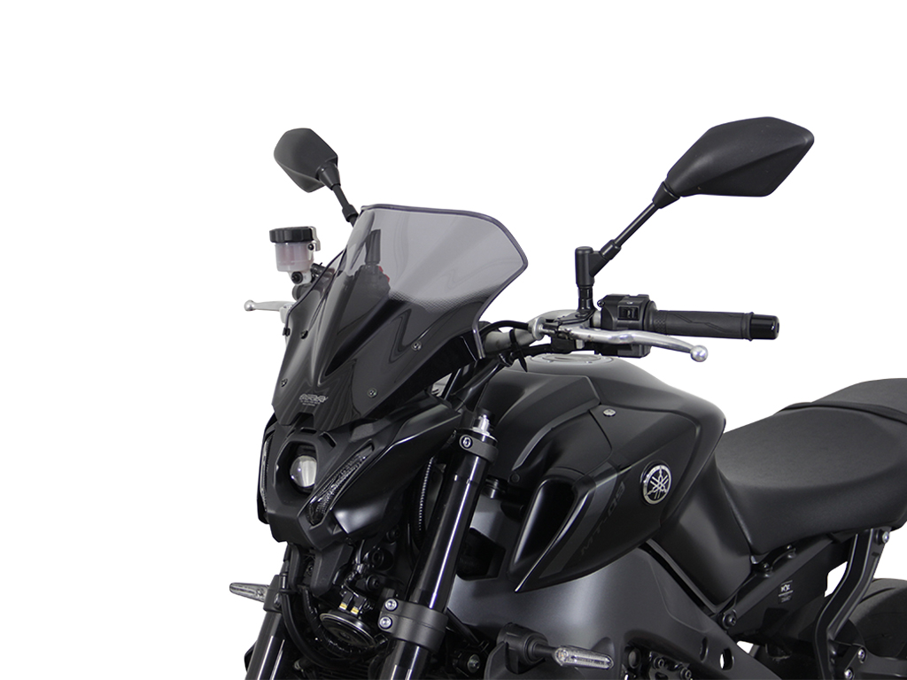 Ecran MRA Racing gris fumé "NRN" pour MT-09 /SP 2021-2023