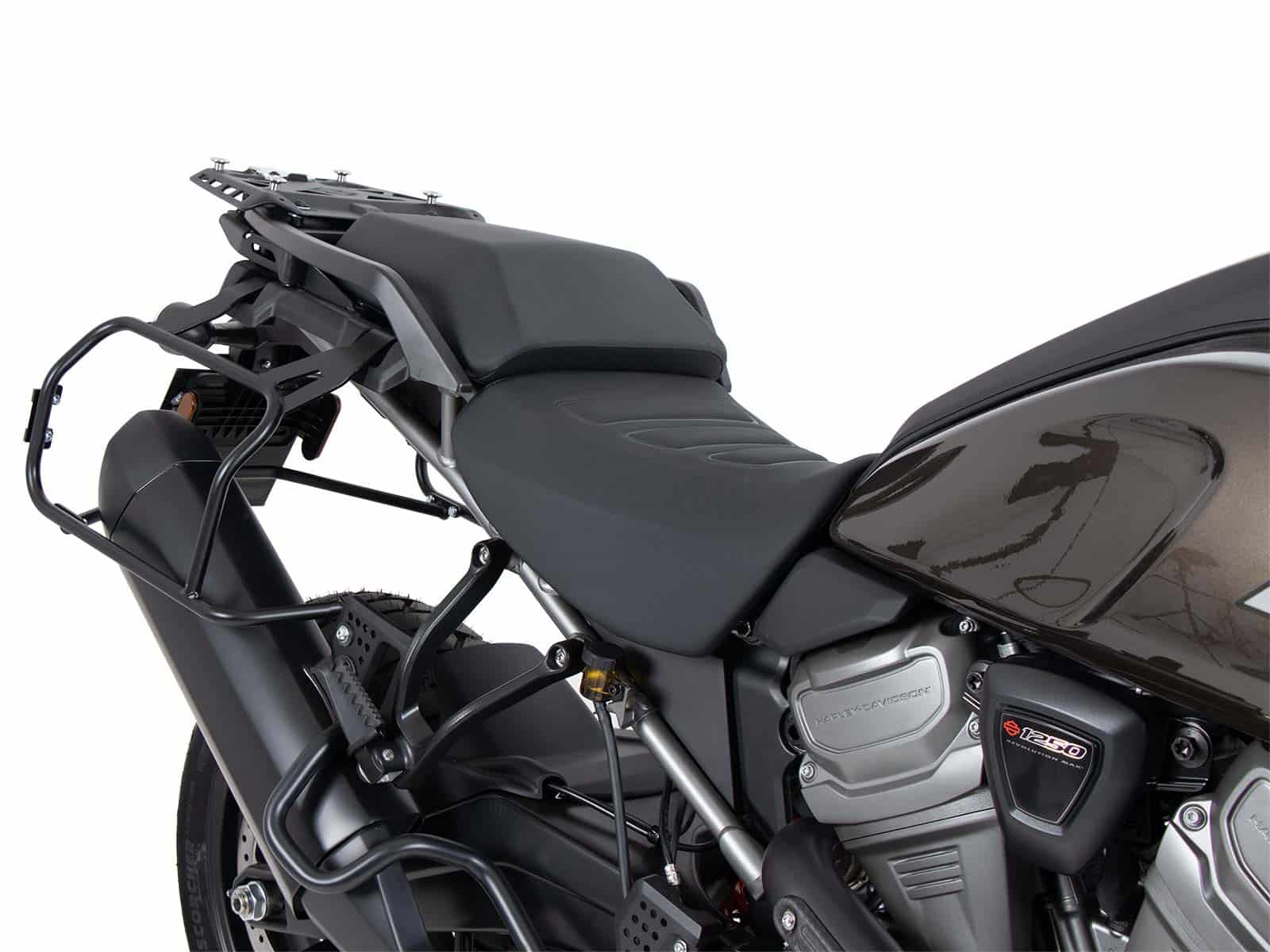 Supports de valises latérales Cutout pour Xplorer Cutout valises 40/37 pour Harley Davidson Pan America (21-)
