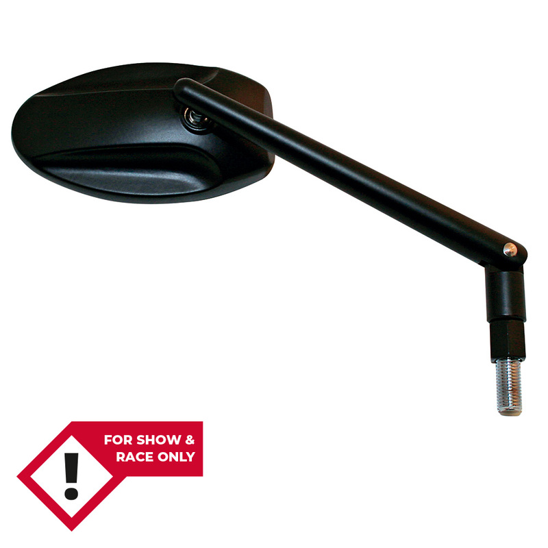 HIGHSIDER smart Miroir de guidon Ferrara noir (1pc)