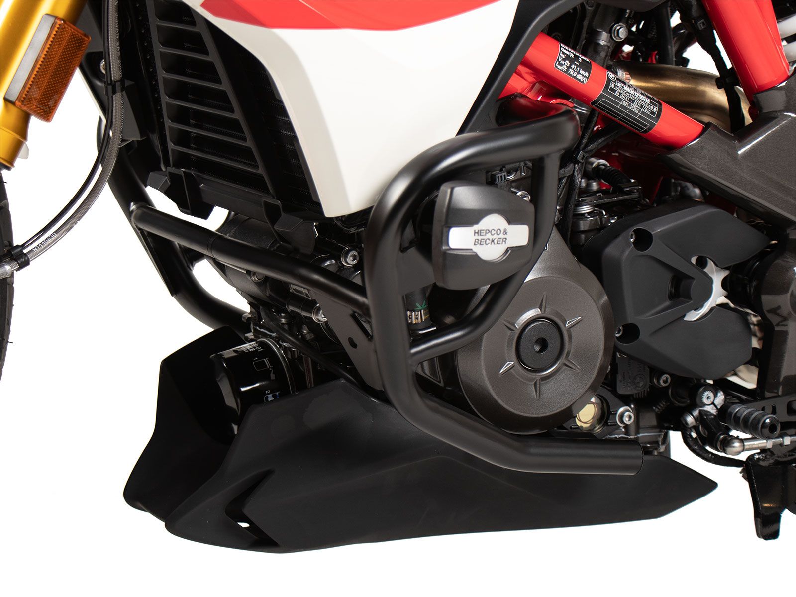 Arceau de protection du moteur avec protectionpad noir pour BMW G 310 R (16-) Hepco & Becker